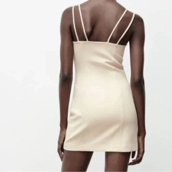 Zara Sweetheart Neckline Dress NWT L ✨✨ - Picture 3 of 10